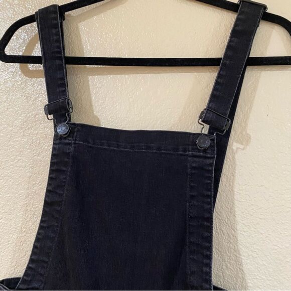 Madewell Black Denim Overalls - Picture 2 of 9